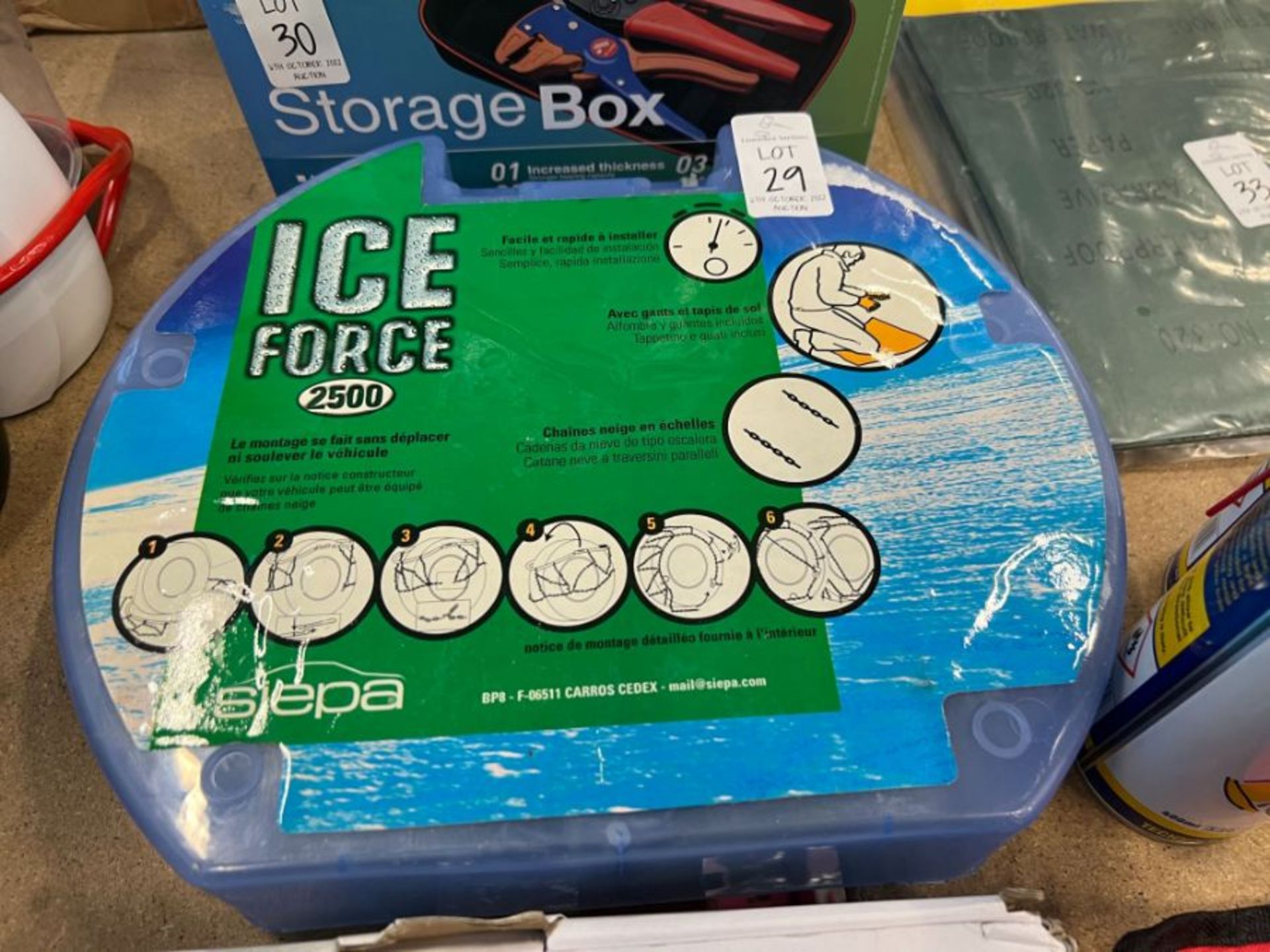 ICE FORCE 2500 SNOW CHAINS (NEW)