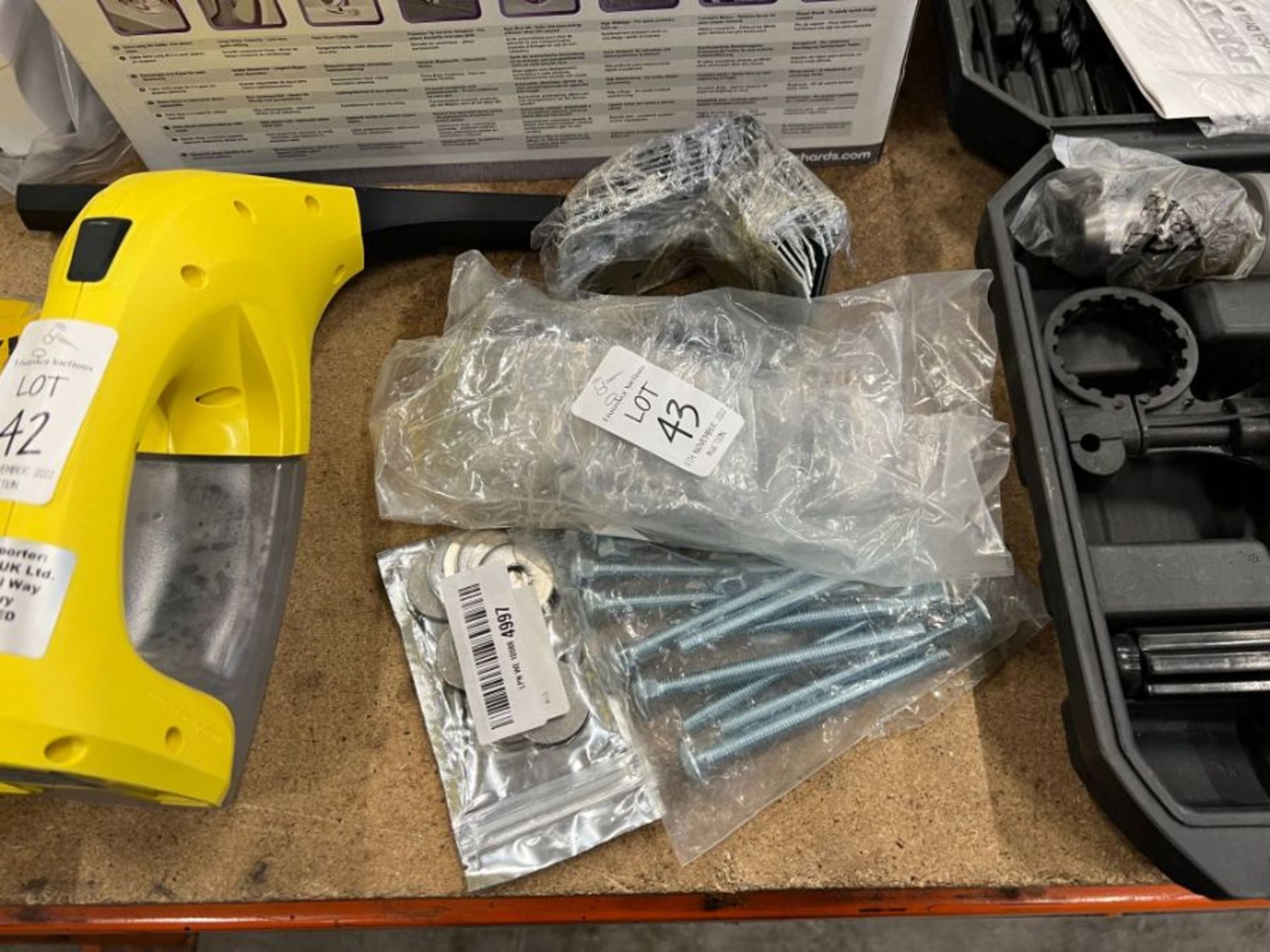 JOB LOT OF BOTS, BRACKETS & FITTINGS