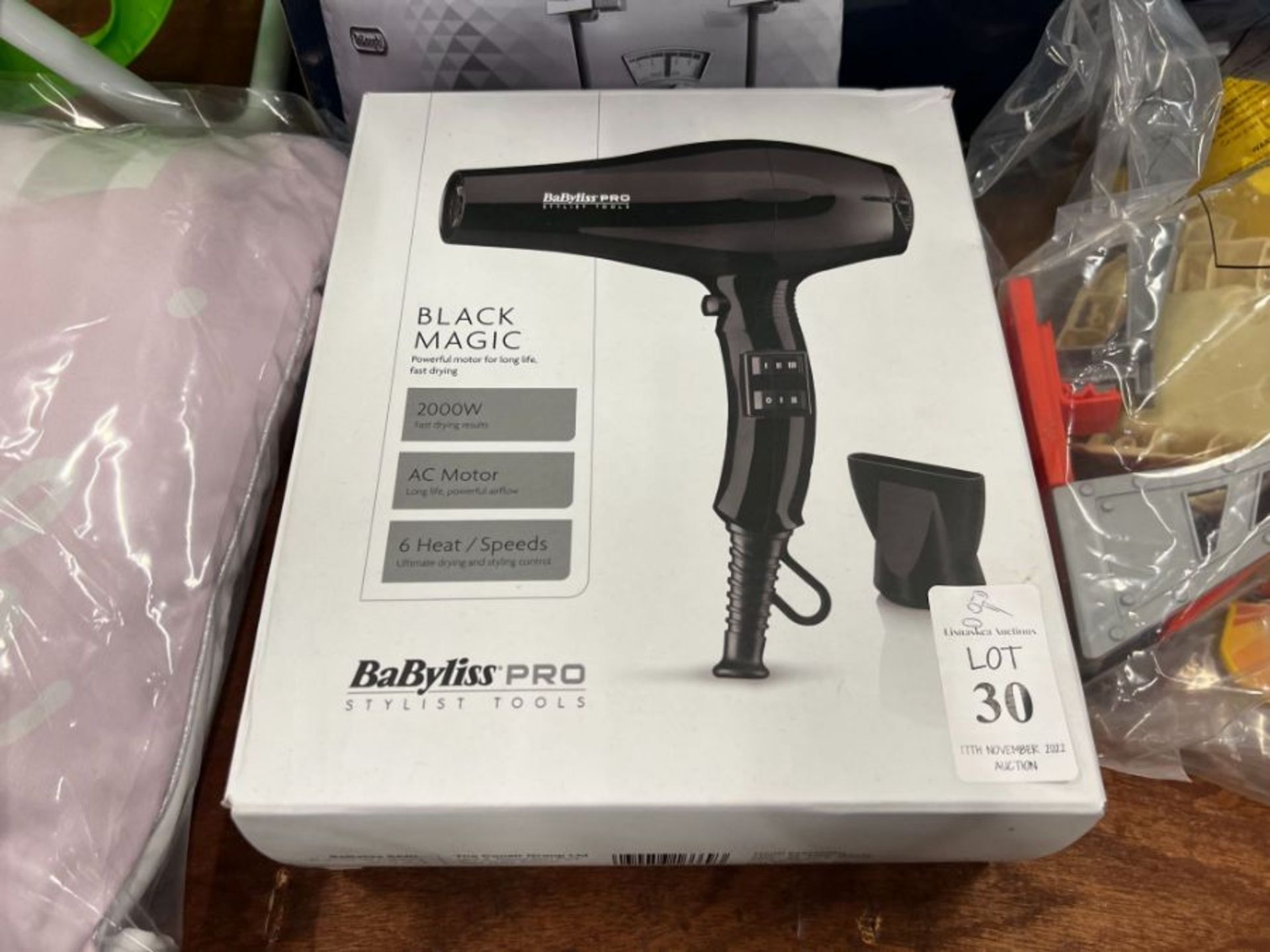 BABYLISS PRO BLACK MAGIC HAIRDRYER