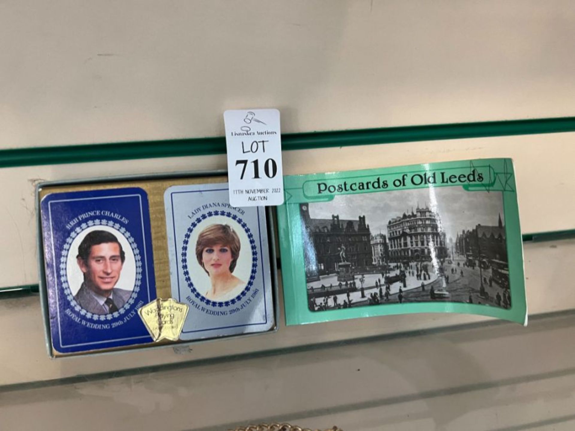 CHARLES & DIANA PLAYING CARDS & OLD LEEDS POSTCARDS