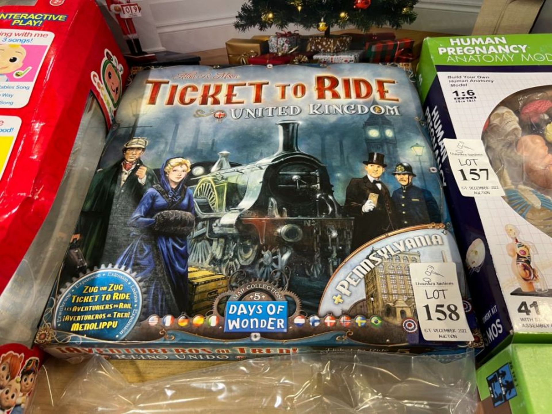 TICKET TO RIDE UNITED KINGDOM BOARD GAME