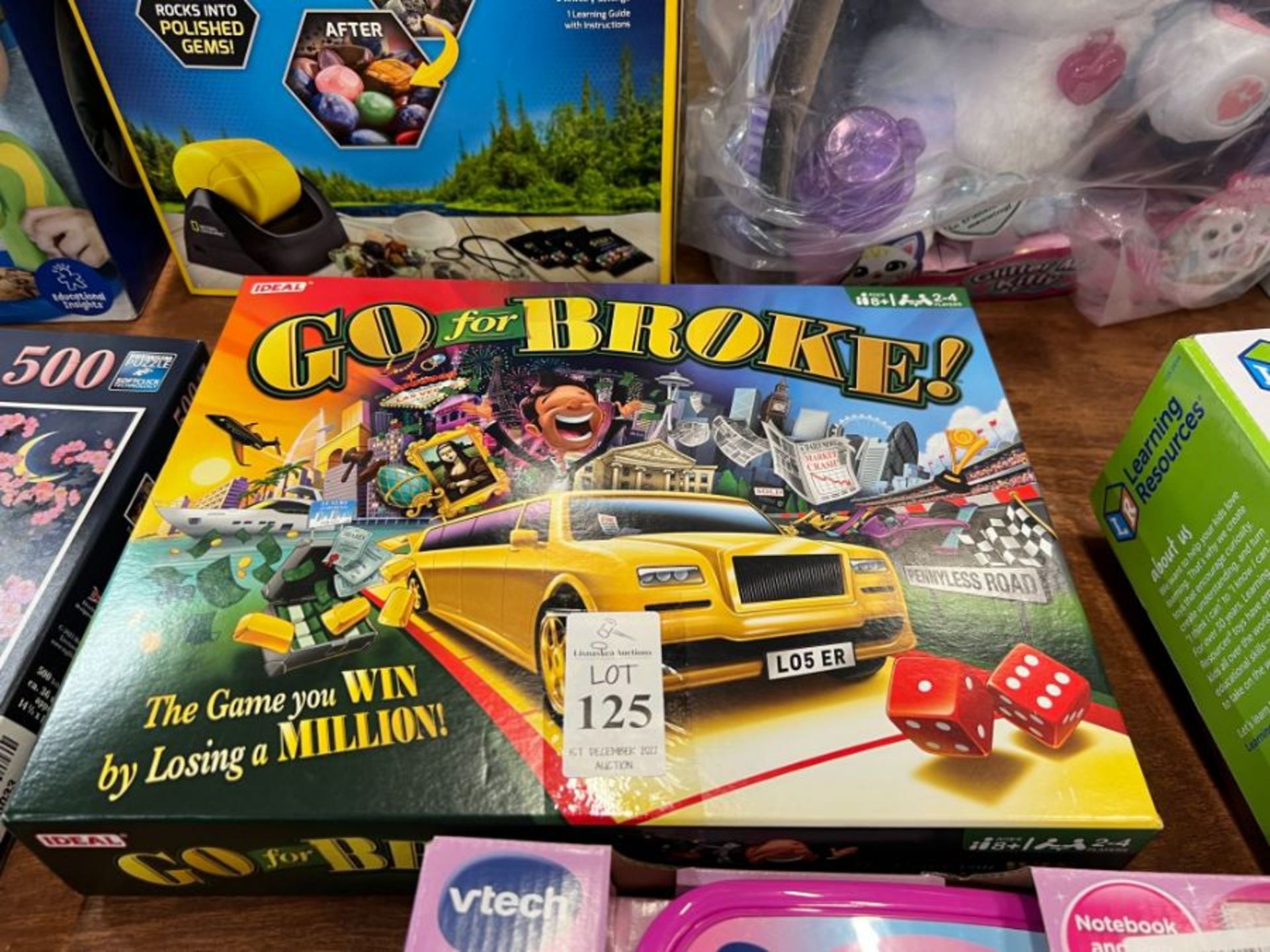 GO FOR BROKE BOARD GAME