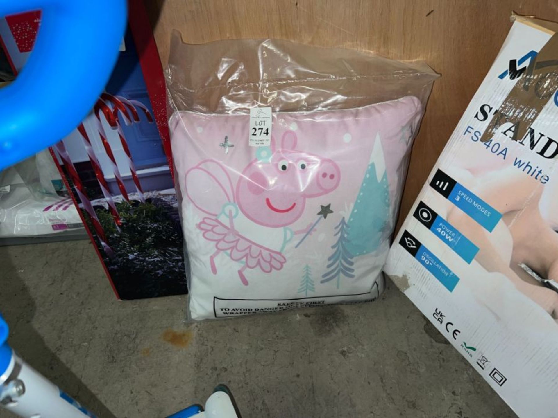 PEPPA PIG MAKE A WISH CUSHION (NEW)