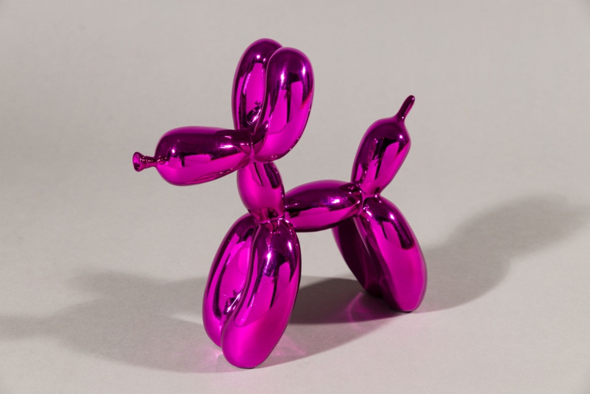 Editions Studio Balloon Dog (Pink) Cold Cast Resin Numbered: 653/999 11,8 x 11,8 x 4,7