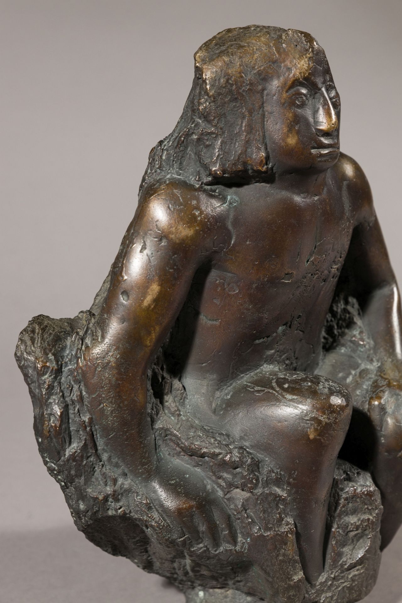 Bottoli, Oskar (1921 - 1996) Seated Figure, 1981 Bronze Casting Monogrammed, dated and numbered: 7/2 - Image 6 of 6