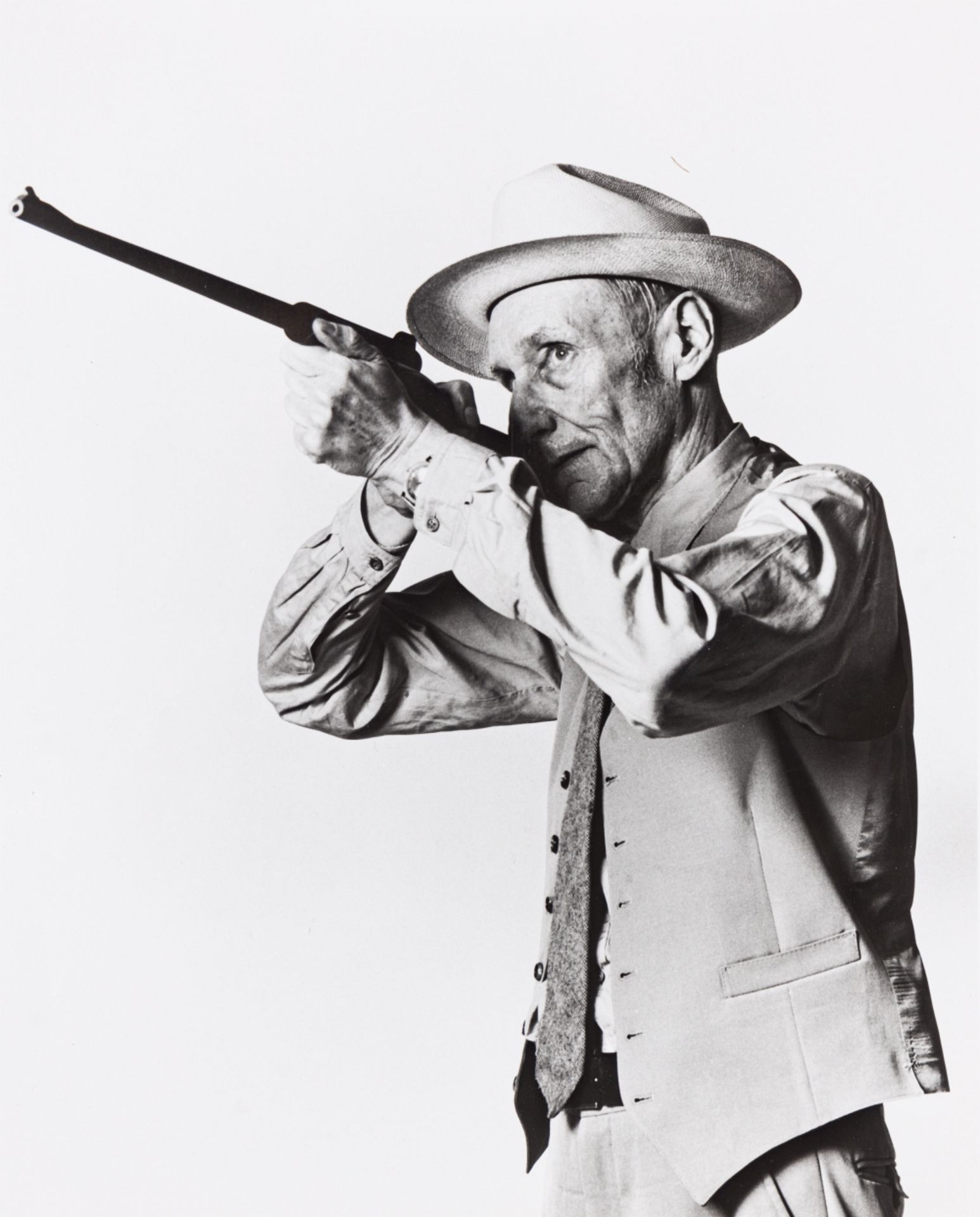 Mapplethorpe, Robert (1946 - 1989) William S. Burroughs, 1982 Silver Gelatin Print With Estate Stamp