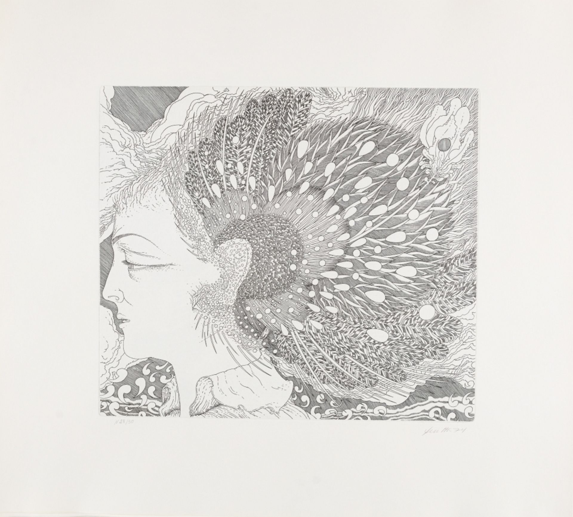 Hutter, Wolfgang (1928 - 2014) Collector's Cassette Magic Flute, 1974 10 Lithographs, 10 Silver - Image 7 of 13