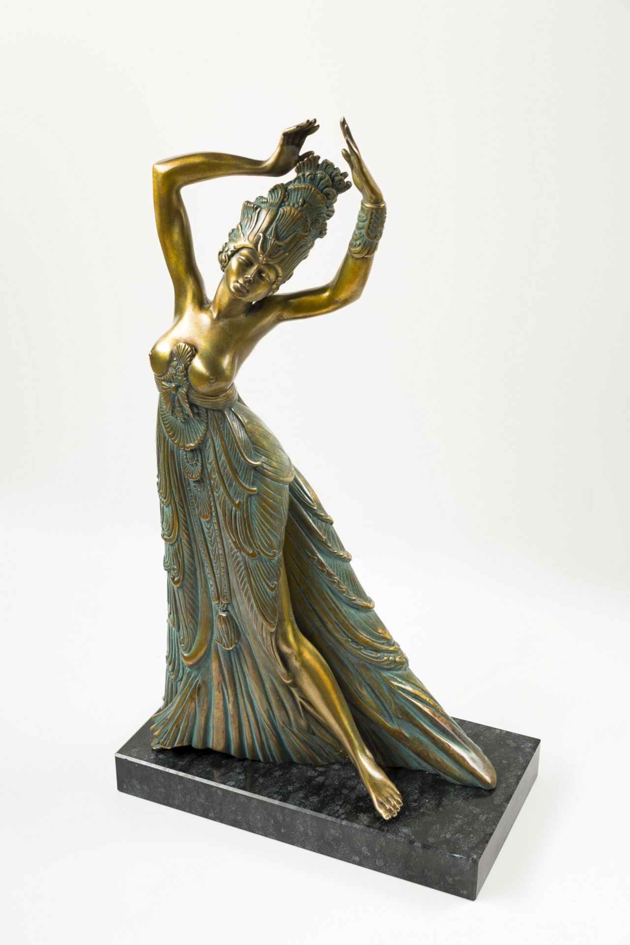 Fuchs, Ernst (1930 - 2015) Dance of Salome, 2013 Bronze-Culpture on Granite Base Signed and marked