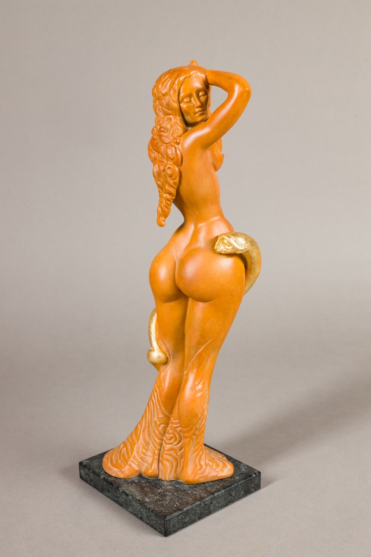 Fuchs, Ernst (1930 - 2015) Miss Lot, 2013 Polymeric Art Casting on Granite Pedestal Signed and - Image 2 of 8