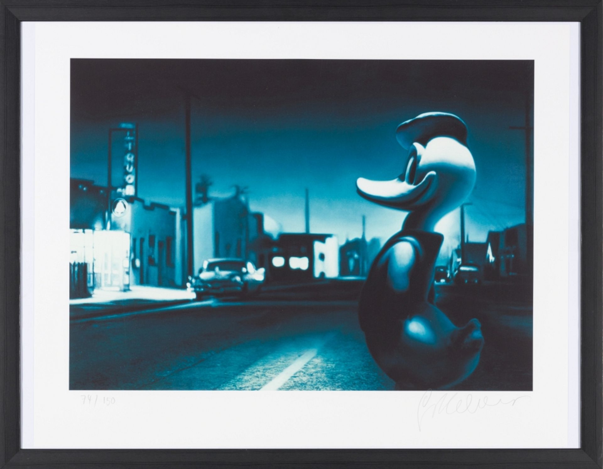 Helnwein, Gottfried (*1948) In the Heat of the Night Fine Art Print Signed lower right, numbered - Image 2 of 4