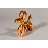 Editions Studio Balloon Dog (Orange) Cold Cast Resin Numbered: 172/999 11,8 x 11,8 x 4,7
