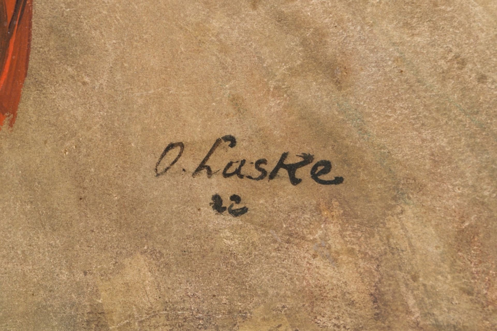 Laske, Oskar(1874 - 1951)Augsburg, (19)22Mixed media on paperSigned and dated lower right, titled - Image 3 of 5