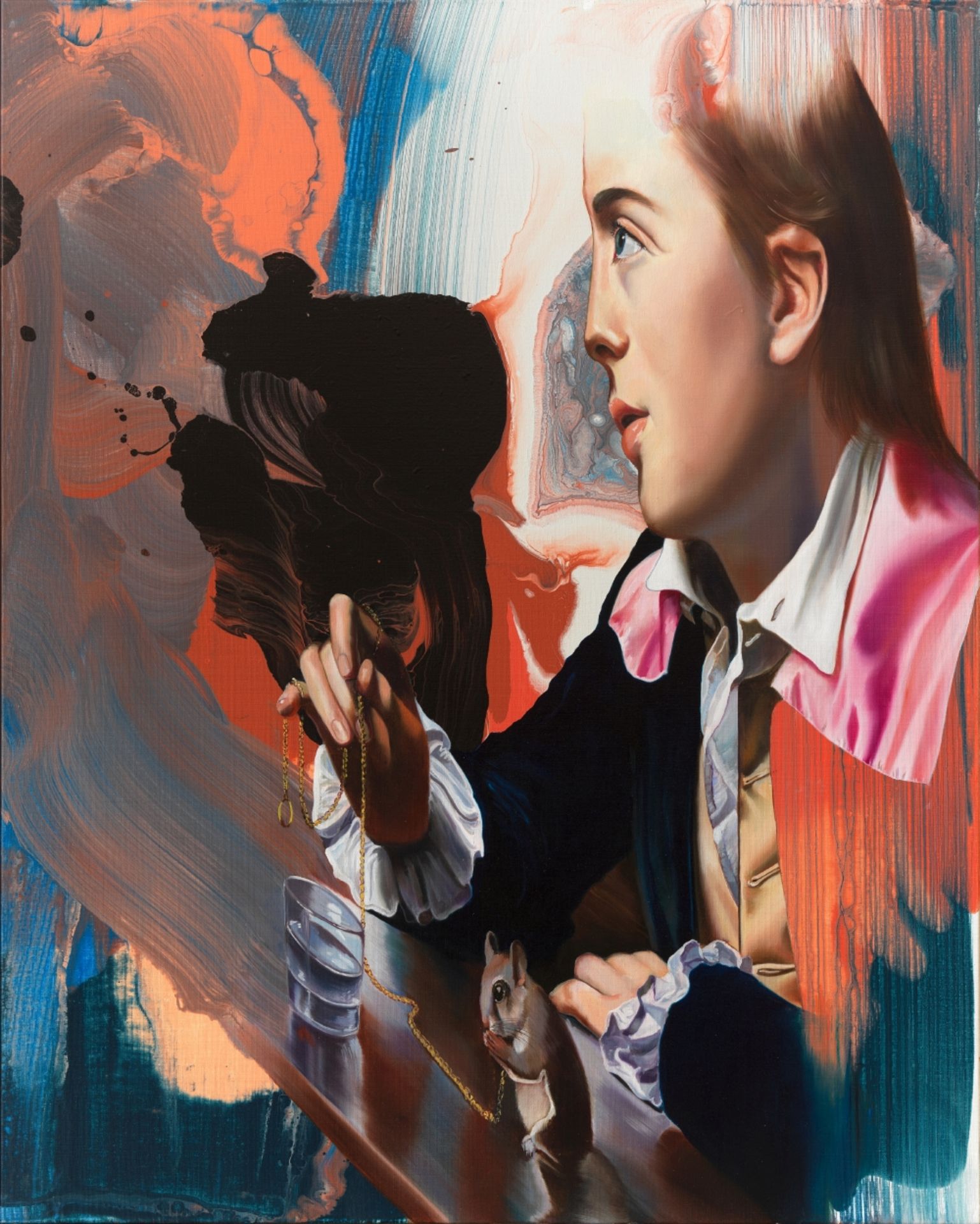 Maderthaner, Franziska(*1962)Bad Girl 1765, 2019Oil on canvasSigned, dated and titled Verso39,4 x