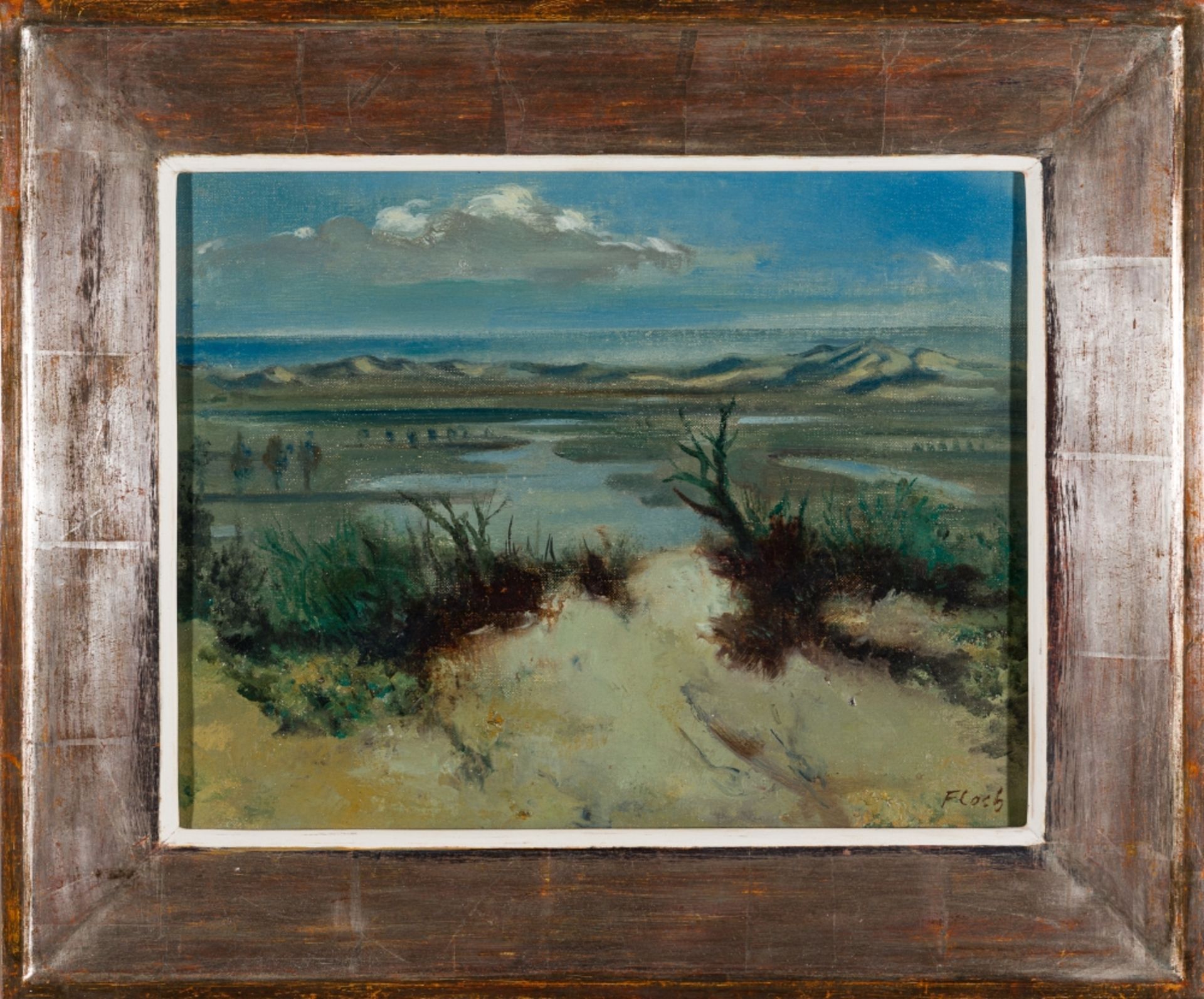 Floch, Josef(1894/95 - 1977)Mediterranean Landscape, 1930Oil on canvasSigned lower right10,9 x 14, - Image 2 of 4