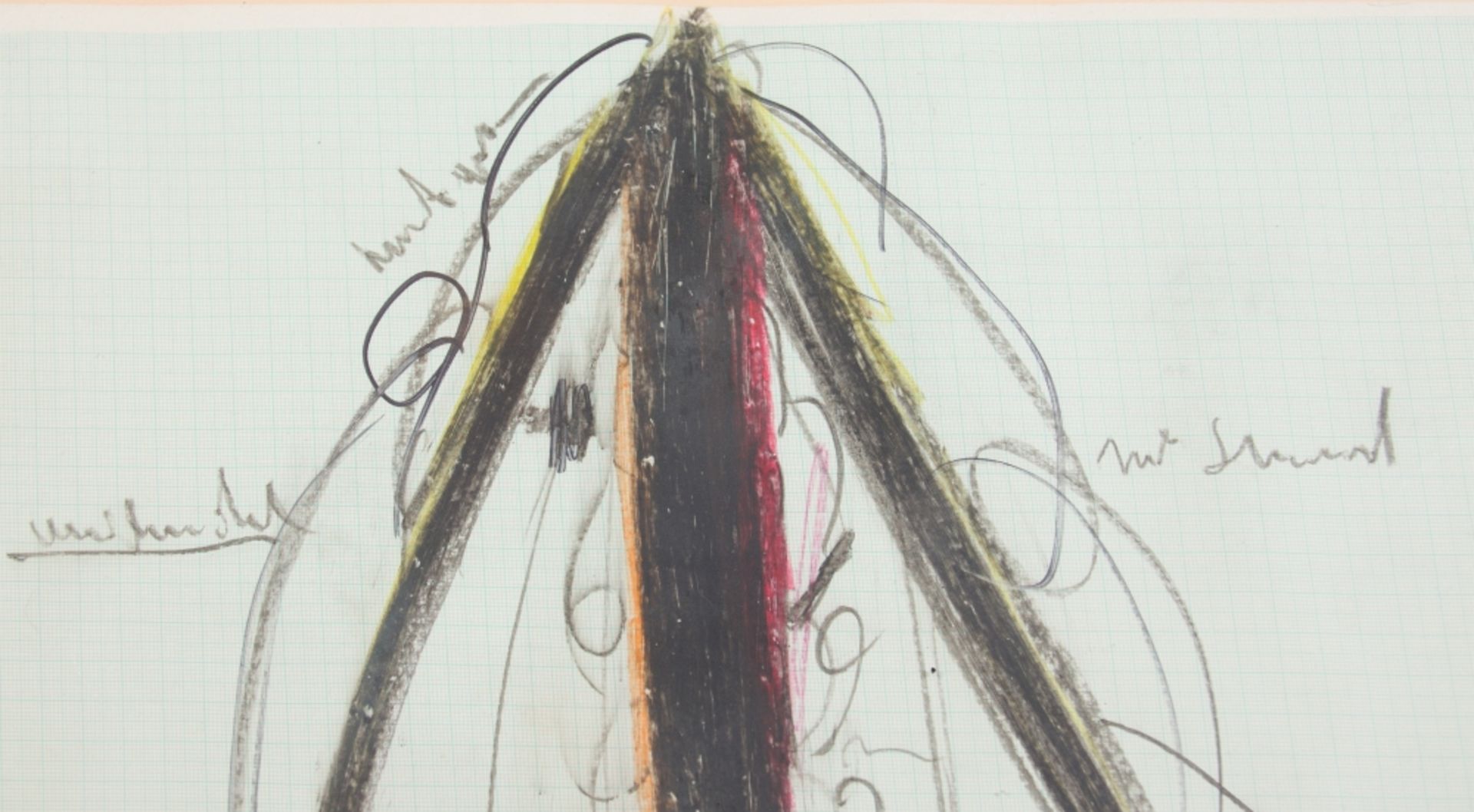 Rainer, Arnulf(*1929)Untitled, (19)70Oil pastel on paperSigned, dated and illegibly inscribed - Image 4 of 4