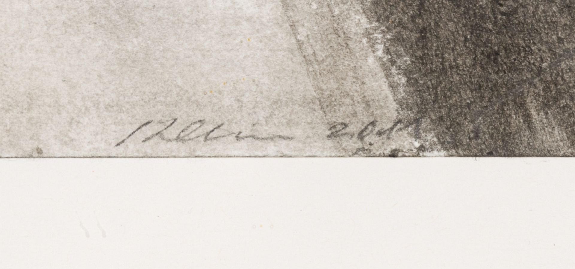 Klein, Alex(*1960)Aisle Light, 2011Ink on paperSigned and dated lower center and verso signed, dated - Image 3 of 4