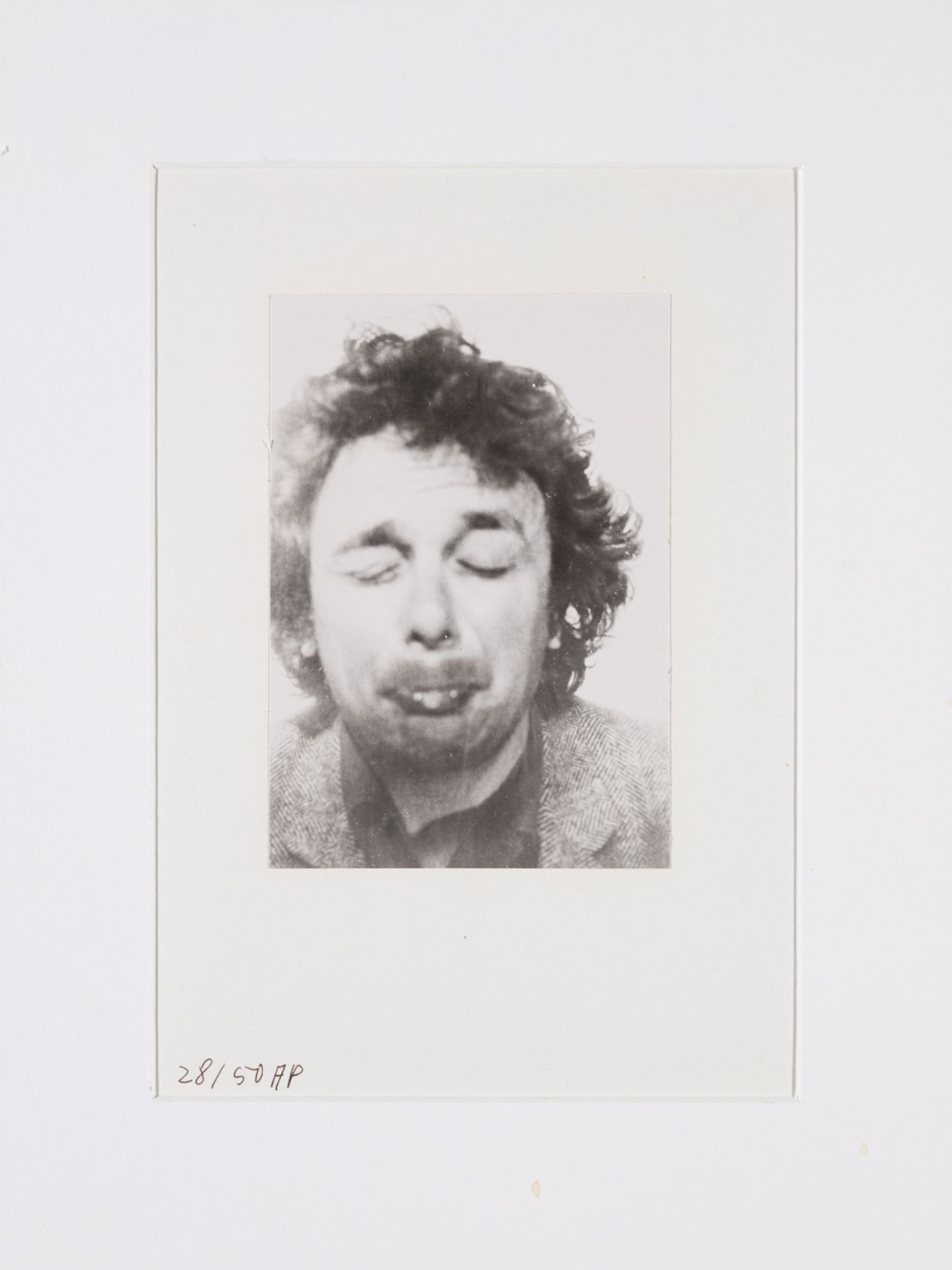 Rainer, Arnulf(*1929)Face FarceSilver gelatin printNumbered lower left: 28/50 AP7,1 x 4,9 inEdges of - Image 2 of 4