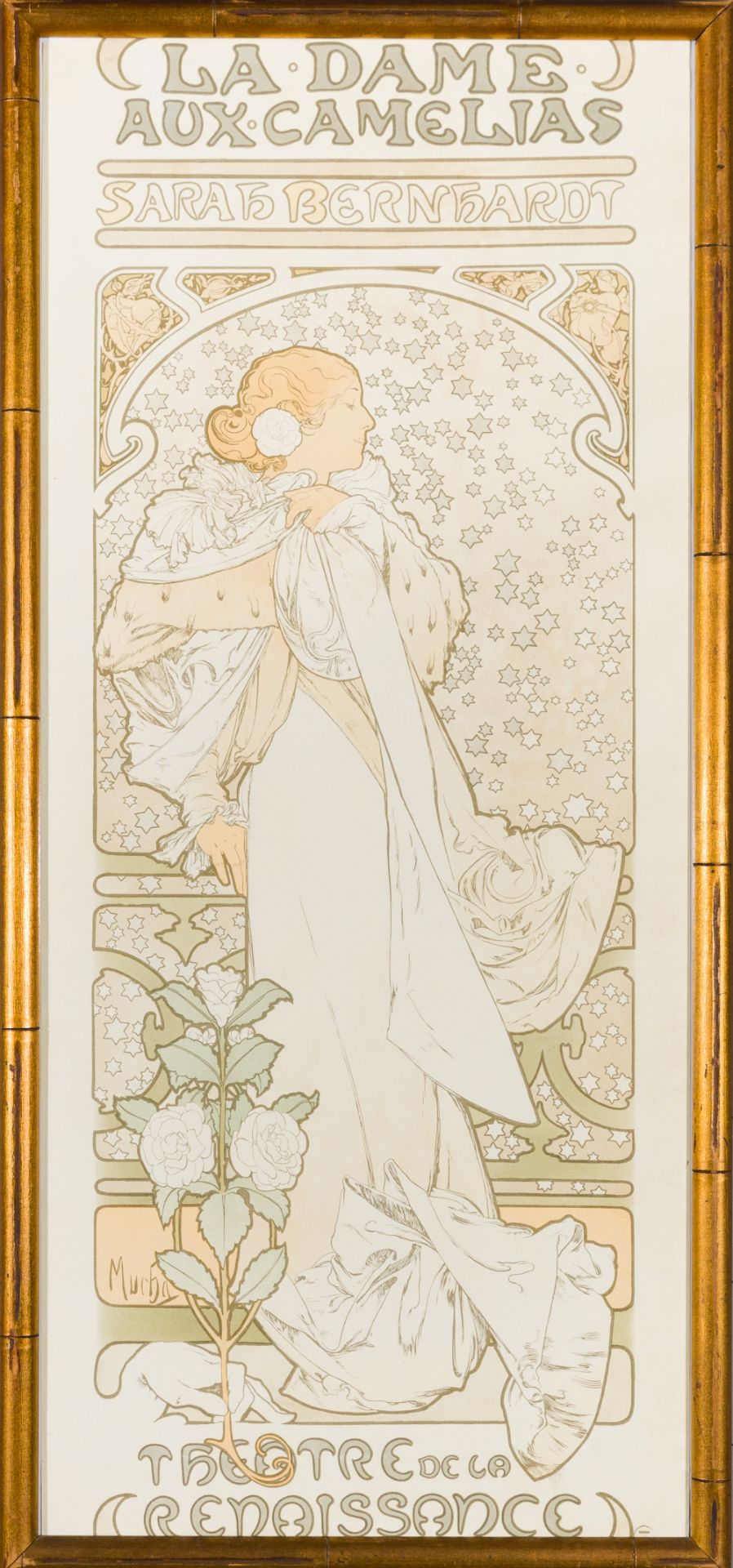 Mucha, Alfons Maria(1860 - 1939)La dame aux camelias, 1896Color lithographySigned in the - Image 2 of 3