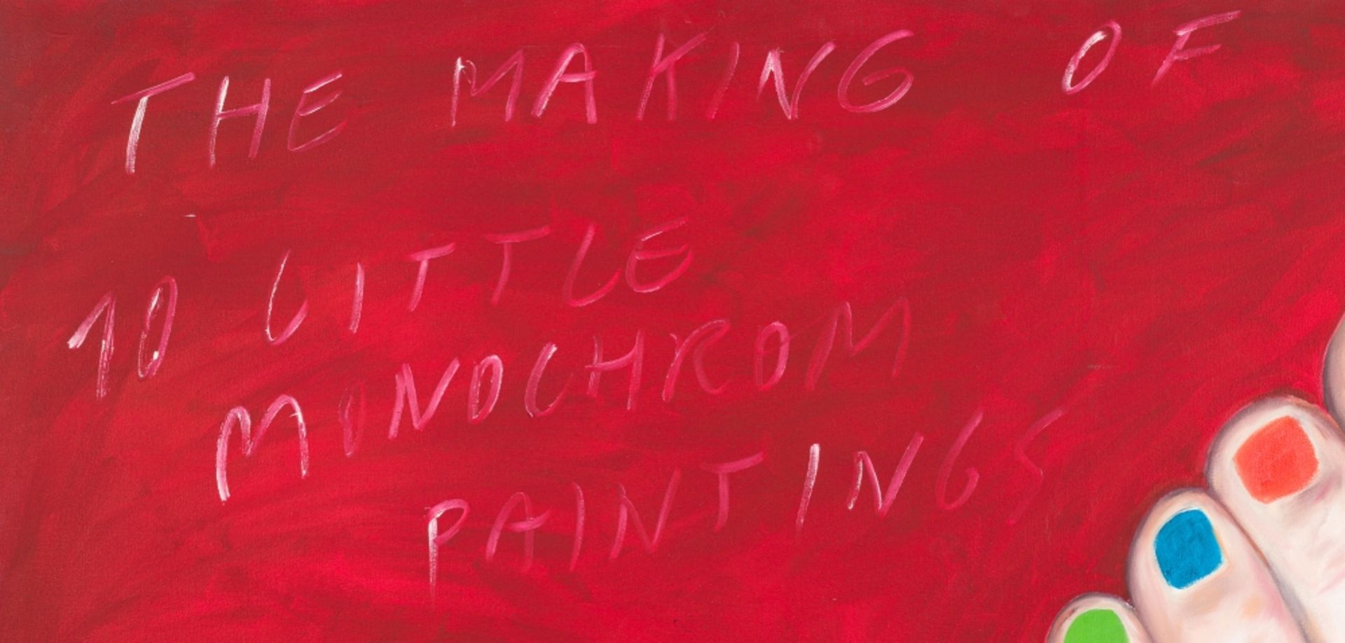 Kodritsch, Ronald(*1970)The Making of 10 little monochrom Paintings III, 2004Oil on canvasSigned, - Image 4 of 5