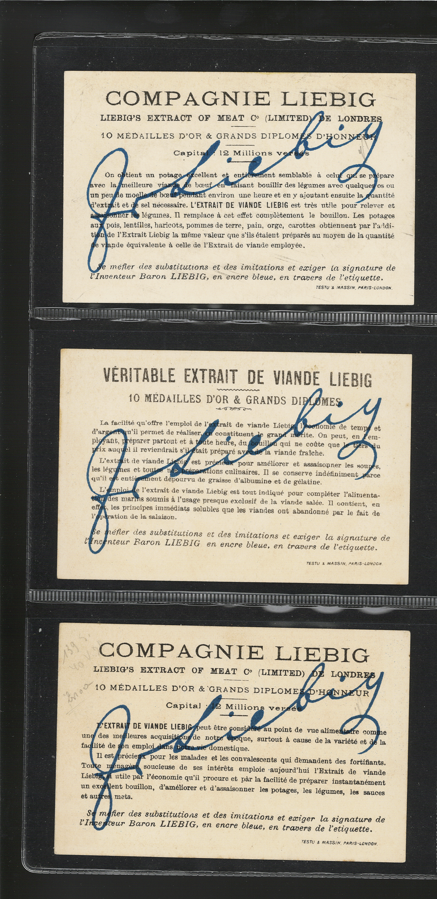Liebig, S139 A Coach Trip (French issue) complete set in a page, VG, cat value £200 - Image 3 of 4