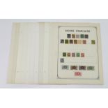 French Colonies - French Guinea 1892-1940 collection on old time leaves including Tablets to 1f