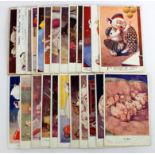 Bonzo by G E Studdy, varied collection (approx 24 cards)