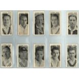 Cricket - Clevedon Confectionery, Famous Cricketers 1959, part set 11/40 + 1 duplicate, in pages,