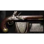 East India Company flintlock holster pistol, dated 1802. Variation of the Short Cavalry pistol