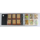 Gum cards, complete set (4) in modern album, A & BC - Civil War News, Battle Cards, The