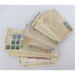 China postal history, interesting group of covers and cards including censored, registered, etc (