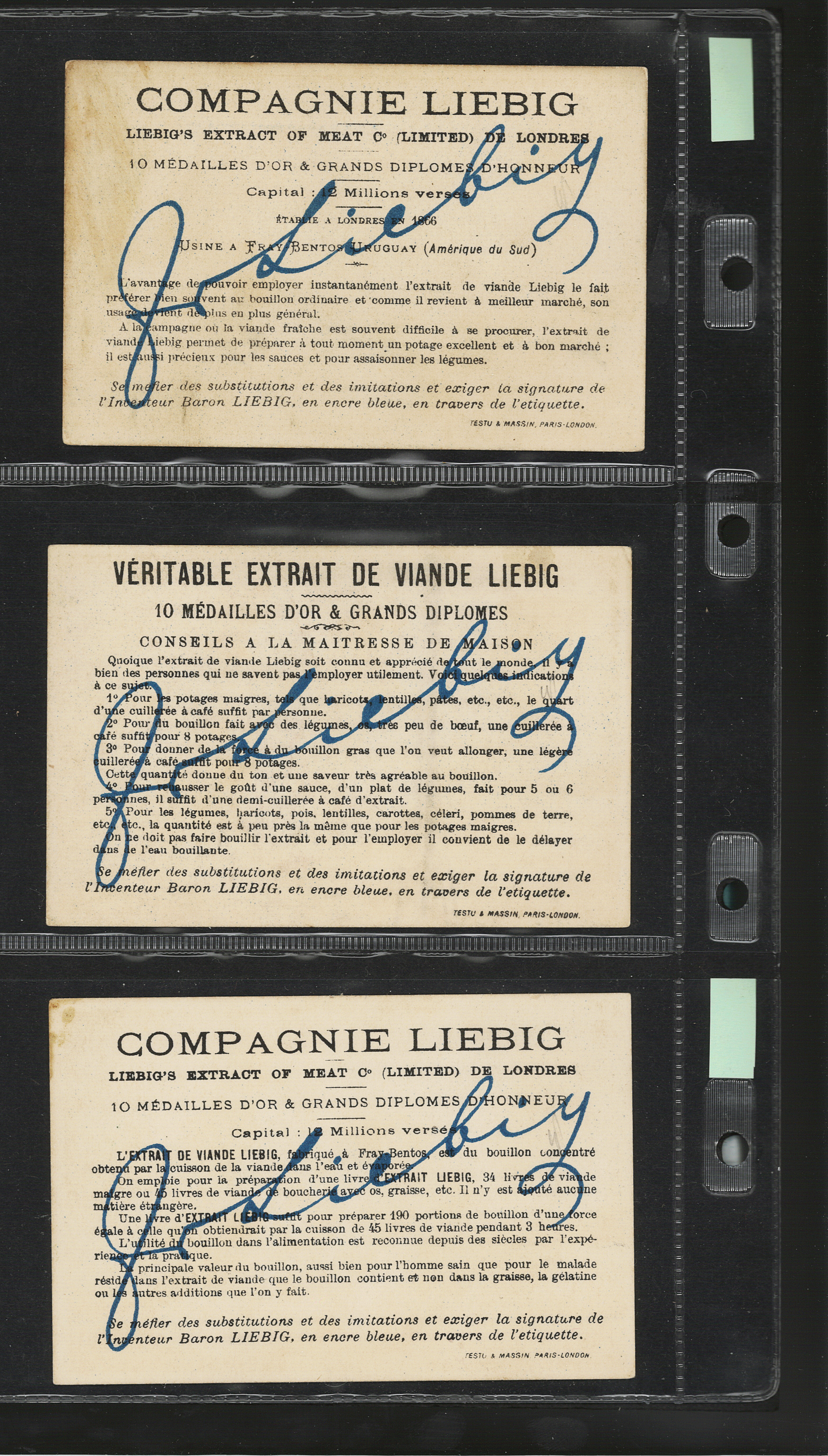 Liebig, S139 A Coach Trip (French issue) complete set in a page, VG, cat value £200 - Image 4 of 4