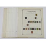 French Colonies - Guadeloupe 1888-1947 useful mint or used collection on large leaves, nice first