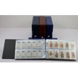 Collection of approx 56 complete sets of Player's cigarette cards contained in 4x modern albums,