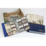 Large quantity of loose cards contained in 2 boxes within a large box, part sets & odds noted,