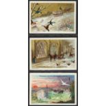 Liebig, S154 Winter Scenes (French issue) complete set in a page, G - VG, cat value £170