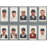 Will's - complete sets, in pages, Cricketers 1908, large 'S' & small 's', G - VG, cat value £475
