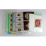 Silks, a small collection in plastics, includes G.Phillips - Heraldic Series 1924 complete set of