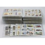 Collection of approx. 84 complete sets in pages, issuers include B.A.T., Carreras, Churchman,