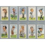 Churchman, complete set of 50, Prominent Golfers, in pages, VG, cat value £800