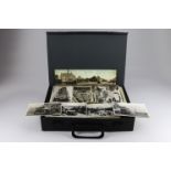 Black case housing original collection of transport related topographical, some close ups, vintage &