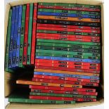 Accumulation of world stamps presented in 38 matching luxury stockbooks arranged by country, noted