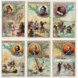 Liebig, S1094 Famous Explorers II, complete set in a page, VG, cat value £2500