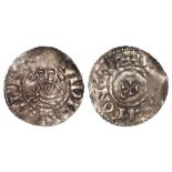 Anglo-Saxon silver Penny of Edward the Confessor, 1042-1066; Facing Bust/Small Cross type, S.1183,