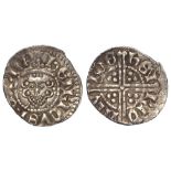 Long Cross silver Penny of Henry III, Class 3bc, London Mint, moneyer Henri, S.1363A, 1.47g, VF