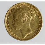 Sovereign 1876M, St George, Melbourne Mint, Australia, S.3857, VF