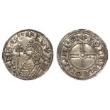 Anglo-Saxon silver Penny of Cnut, Short Cross type, Lincoln Mint, moneyer Godwine. '+CNVT. RECX? ' /