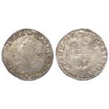 Charles I Shilling mm. Tun, S.2791, 5.86g, aVF, weak in centres.