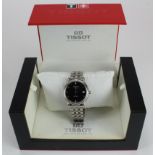 Gents stainless steel cased Tissot automatic wristwatch, ref C363/463. On its original stainless