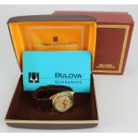 Gents Bulova Accutron wristwatch on its original strap and In its original box with some