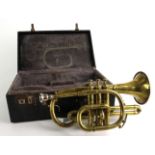 Thirbouville-Lamy Trumpet (Hors Concours, Paris,1889 - 1900), contained in a fitted case